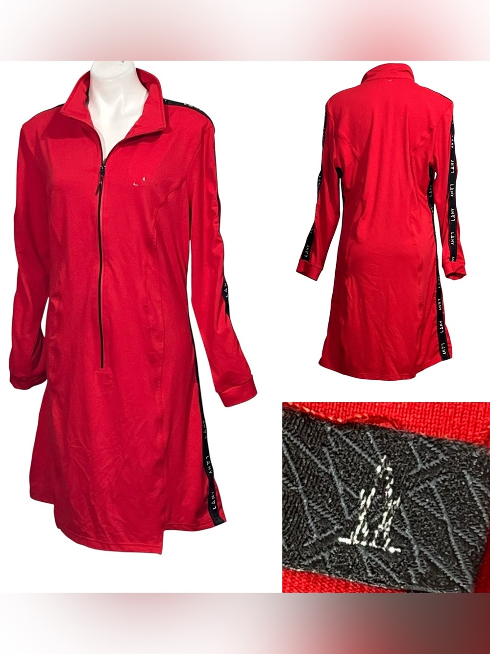 La La Anthony Red Dress Plus Size 2X Sporty Vintage casual athletic sports